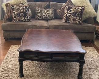 Hooker coffee table. 
Sofa in great condition