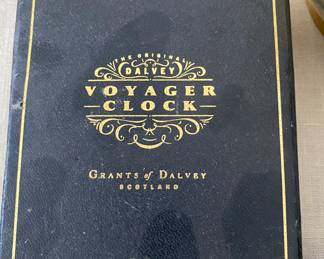 Vintage Dalvey Voyager Travel Clock Grants of Dalvey Scotland 