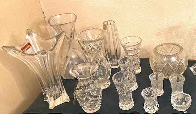 Crystal vases and other sparkly things