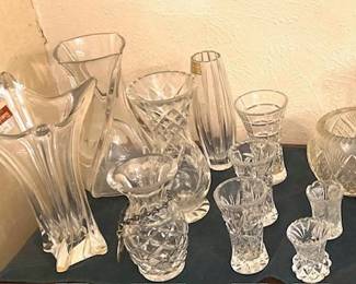 Crystal vases and other sparkly things