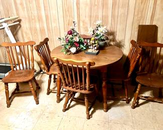 $75 table & 6 chairs- - we have 2 sets 