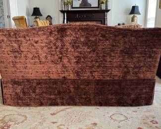 Chenille Upholstered Apartment Sofa - 2 Available. Each Measures 60" W x 33" D. Photo 3 of 3.