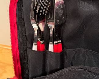 Picnic Backpack & Utensils. Photo 4 of 4.