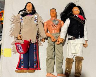 G.I. Joe and First Nations Toy Figurines.
