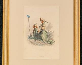 Vintage Lithograph - 4 Available. Photo 1 of 4.