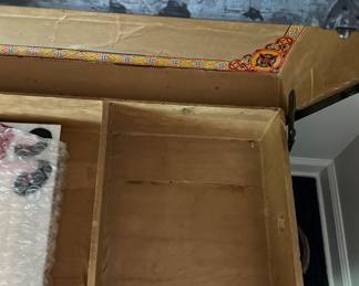 Antique Trunk. Measures 36" W. Photo 3 of 3.