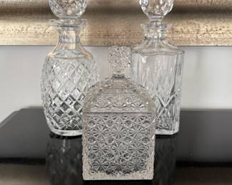 Crystal Decanters.