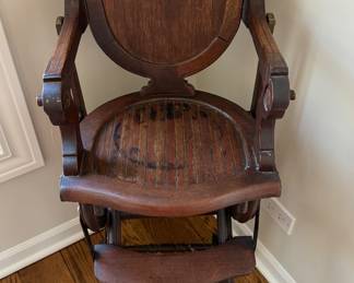 Antique Eastlake High Chair. Photo 2 of 2.
