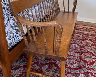 Vintage Bench. Measures 59" W x 18" D. Photo 2 of 2.