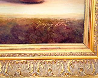 Still Life. Oil on Canvas. Gregory Peters. Signed By Artist. Photo 2 of 2.