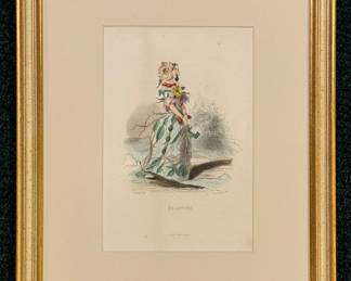 Vintage Lithograph - 4 Available. Photo 4 of 4.