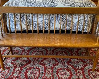 Vintage Bench. Measures 59" W x 18" D. Photo 1 of 2.