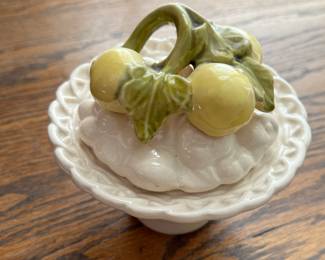 Lidded Porcelain Bowl. Photo 2 of 3.