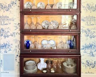 Vintage 4-Stack Barrister Bookcase with Drawer. Measures 34" W x 11" D x 58" H. Photo 1 of 4.