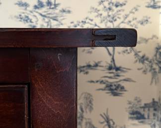 Custom-Made English Reproduction Cherry Three-Drawer Server / Buffet / Console. Measures 72" x 18" D x 32.5" H. Photo 3 of 4.