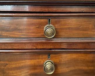 Pair of Antique 4-Drawer Bedside / Side Tables. Photo 3 of 3.