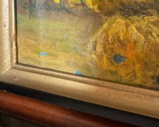 Floral Still Life. Some Damage. Photo 1 of 2.