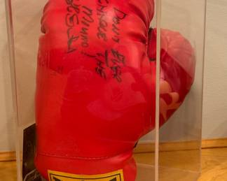 Autographed Boxing Glove.