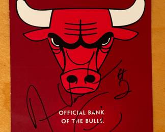 Chicago Bulls norm Van Lier Signature.