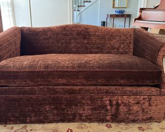 Chenille Upholstered Apartment Sofa - 2 Available. Each Measures 60" W x 33" D. Photo 1 of 3.