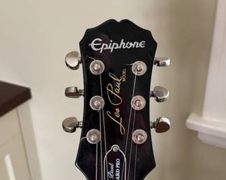 Les Paul Epiphone Plustop Pro Electric Guitar & Stand. Photo 2 of 2.