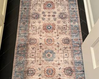 Persian Style Runner. Measures 6' x 2'.