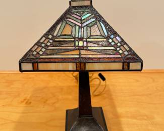 Tiffany-Style Table Lamp. Photo 1 of 2.