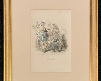 Vintage Lithograph - 4 Available. Photo 3 of 4.