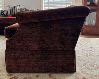 Chenille Upholstered Apartment Sofa - 2 Available. Each Measures 60" W x 33" D. Photo 2 of 3.