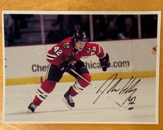 Blackhawks Jordan Henry Signature.