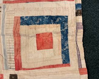 Vintage Quilt. Measure 3" x 4". Photo 2 of 3.