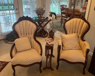 Nice pair of Victorian chairs
