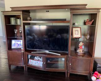 Entertainment Center, $499. Samsung TV, $TBA