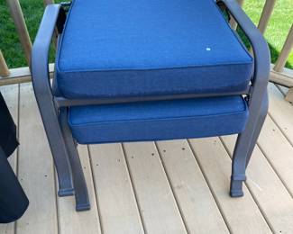 Pair of seats/ottomans, $75