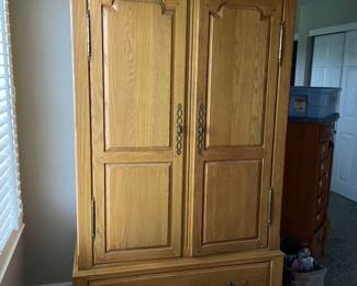 Oak Armoire, $195