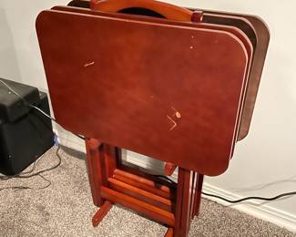 Wood TV Tables, $30