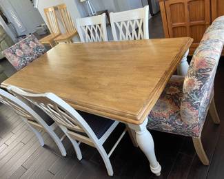 Dining Table w/ 6 chairs, $475