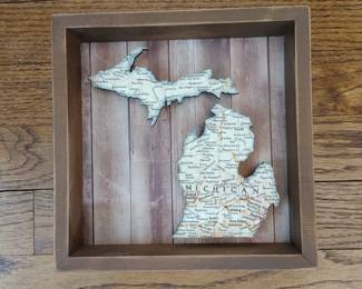 Pure Michigan framed art
