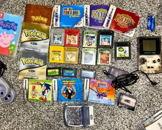 GameBoy Color & games, GameBoy Advance games, etc...