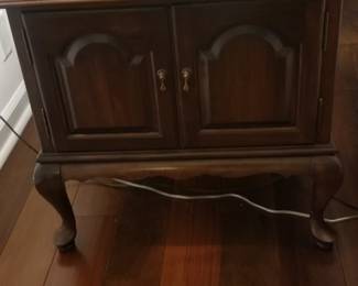 One of a pair of Ethan Allen end tables. Sold separately. 