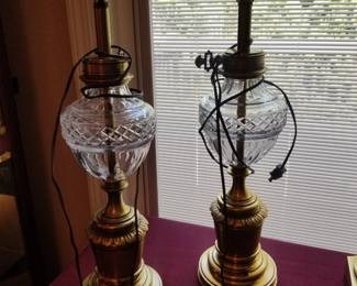 Pair of Stiffel lamps.