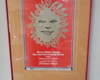 Steve Miller Band poster.