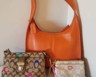 Great Coach bags. Found at the checkout desk.