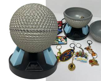 2000 Walt Disney World Epcot Center Globe Key Rings