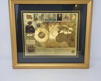 500th Anniversary of Christopher Columbus with COA