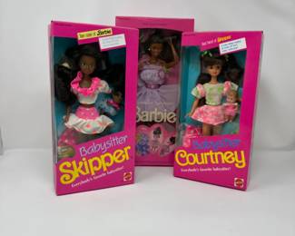 Vintage Babysitter Black Skipper Courtney  Lavender Surprise