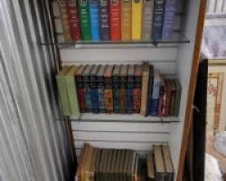 Three Shelves Vintage Antique Books