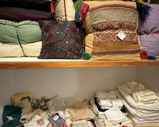 Pillows & Vintage Linens