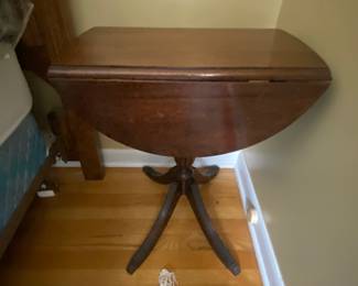 Small drop-leaf table