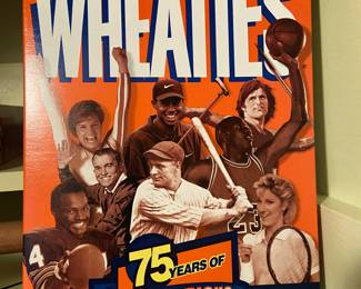 Collection of Wheaties boxes with stars -- opened --guess they were hungry